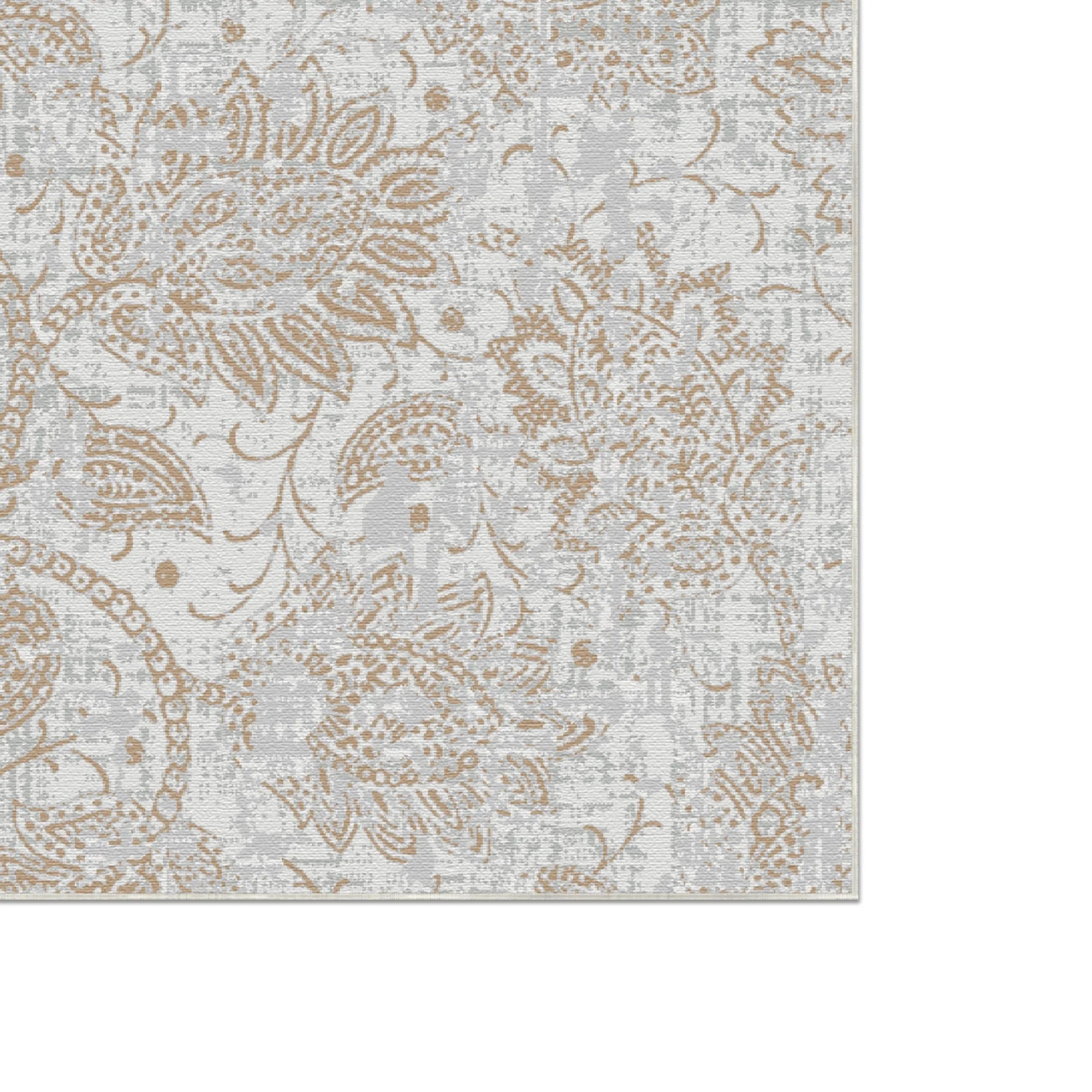 Sandstone Botanical Artisan Rug