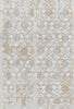 Amber Mist Eroded Damask Rug 