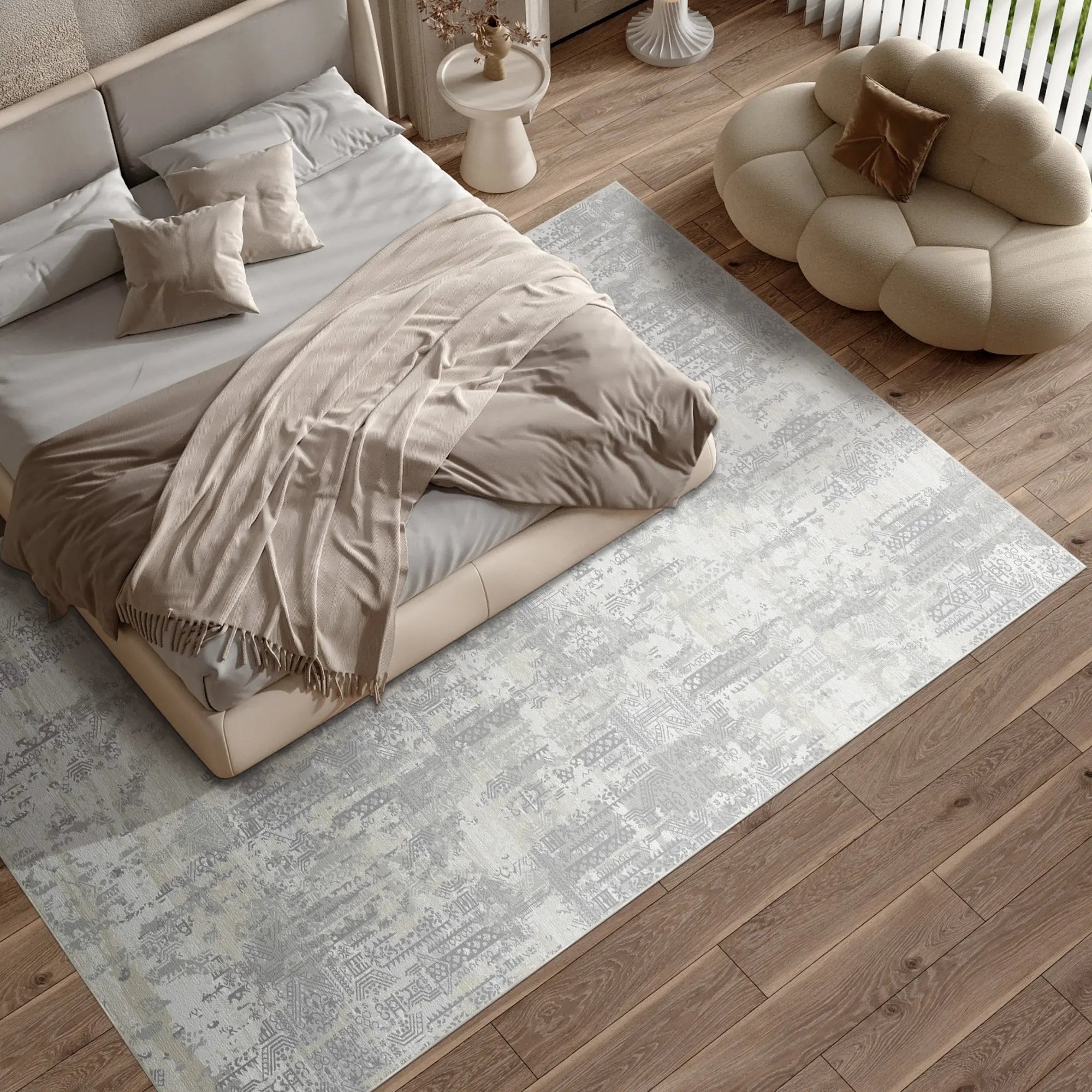 Tappeto Grigio Matrice Tettonica