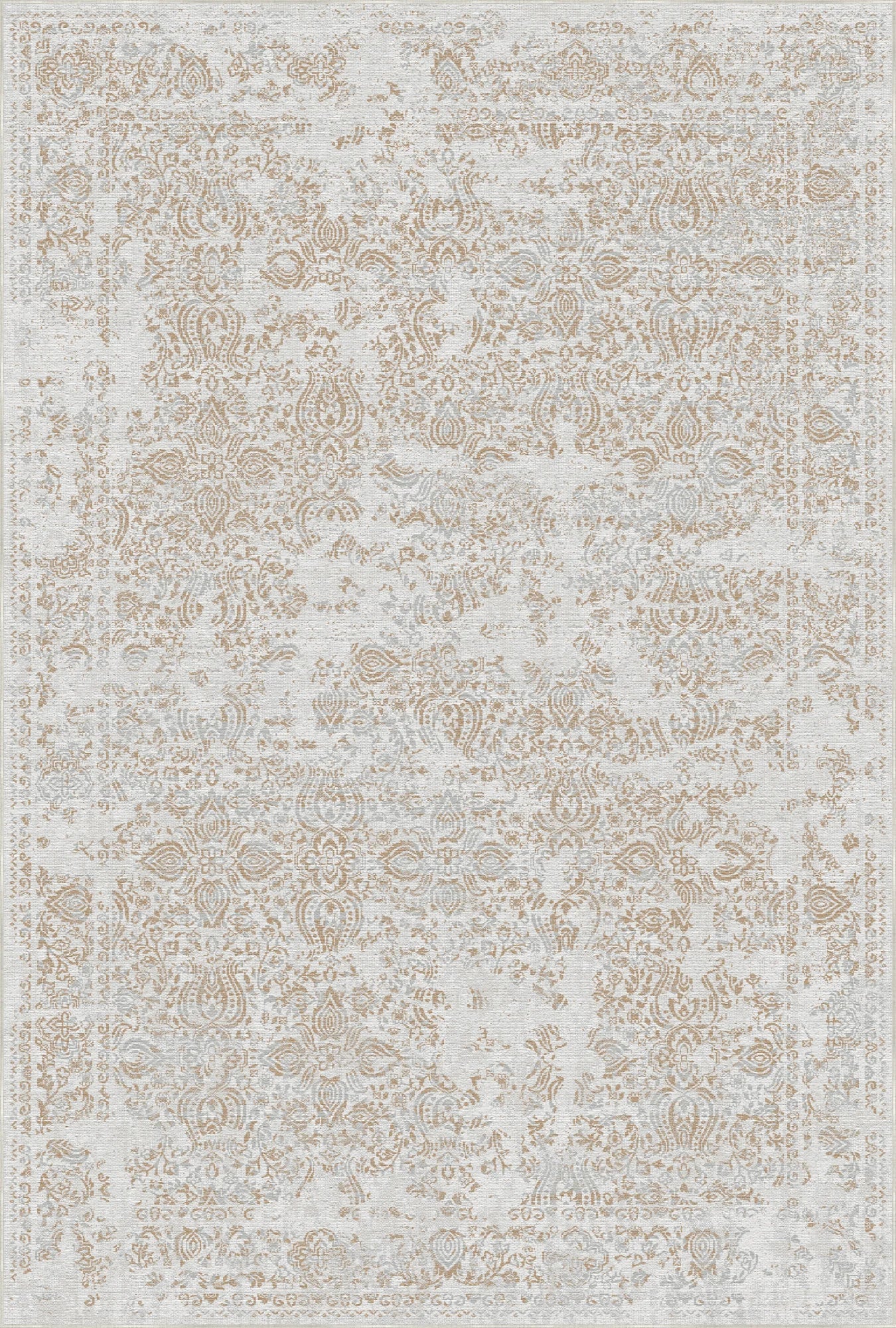 Gilded Echo Distressed Beige Rug