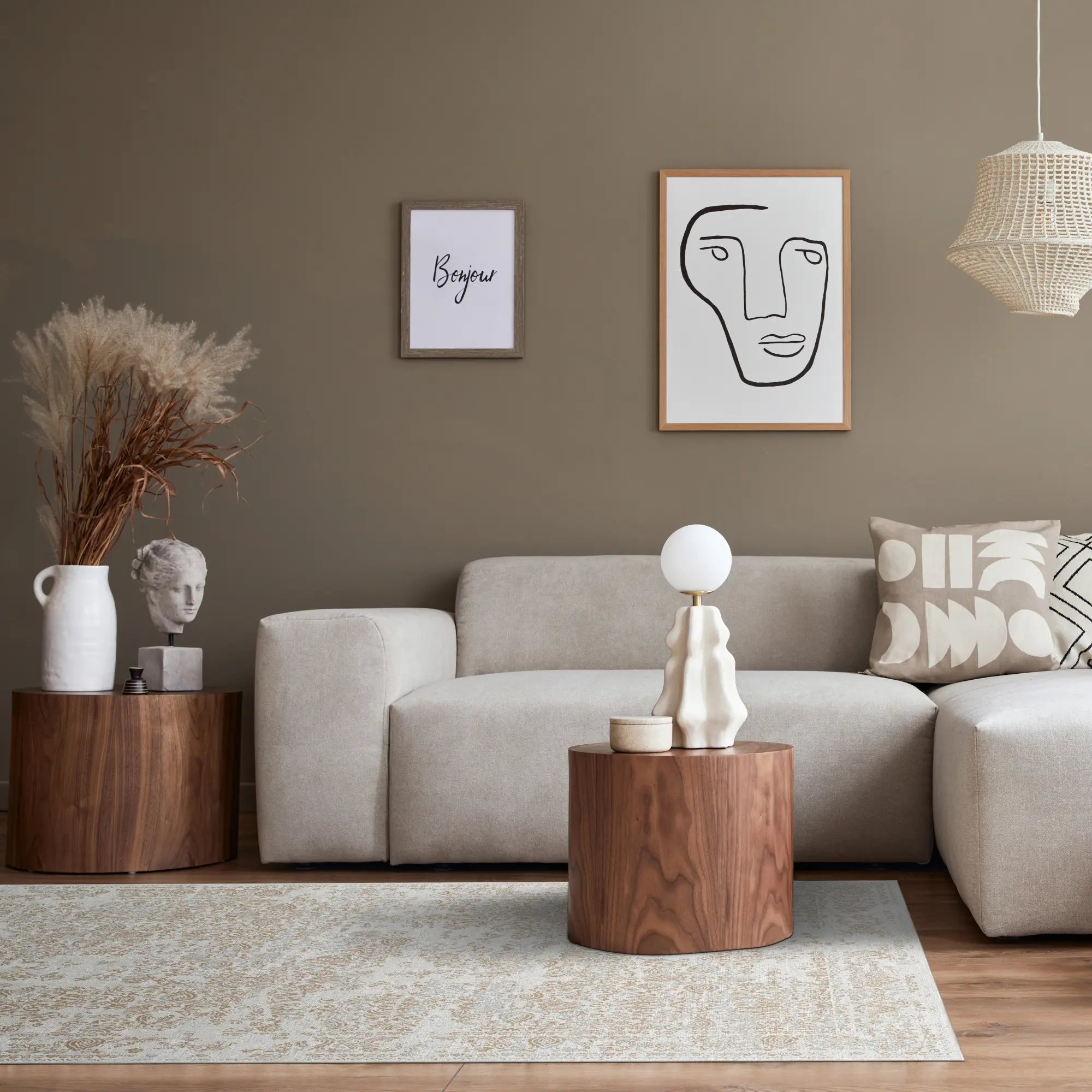 Tappeto Beige Sbiadito Eco Dorato