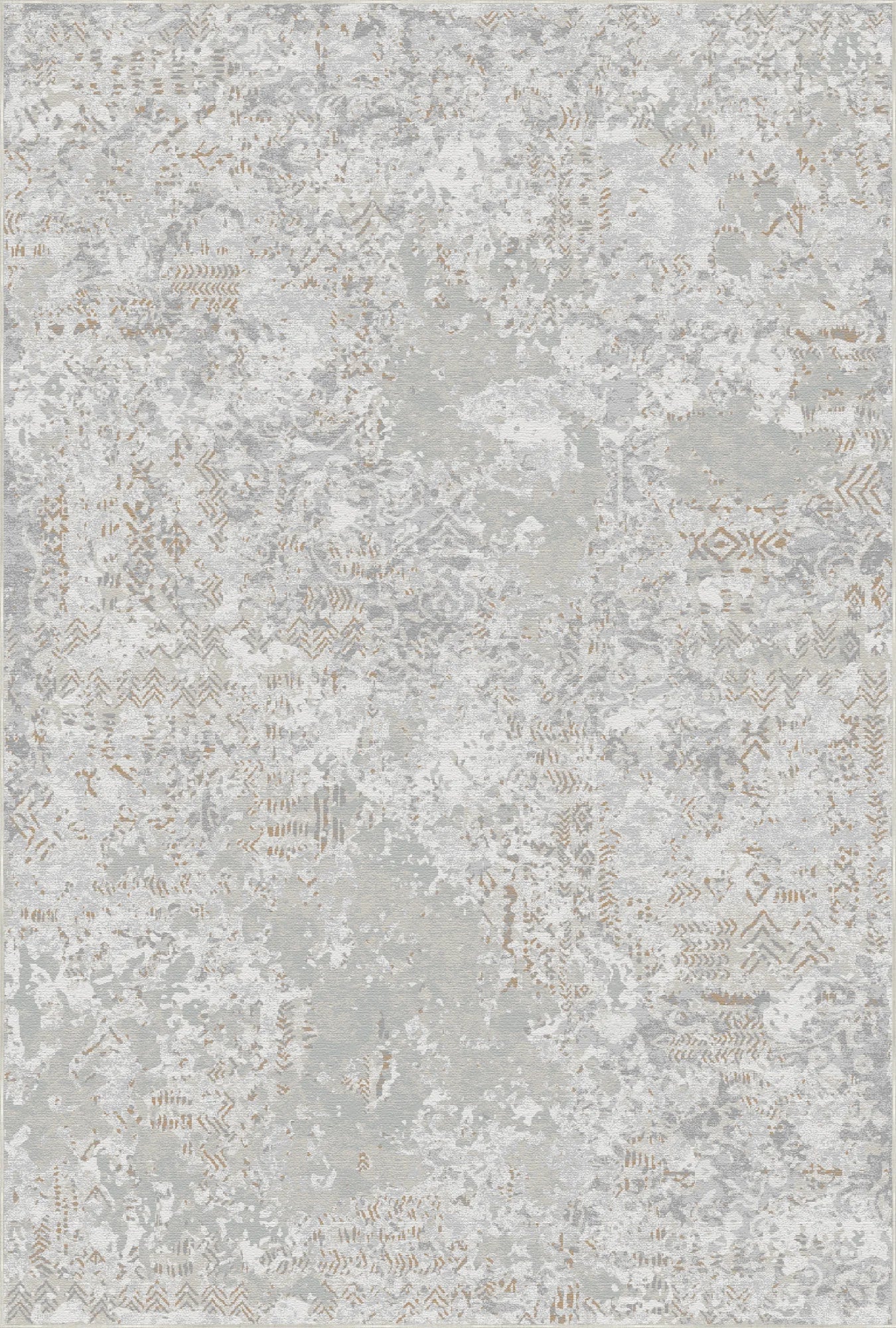 Stratum Tribal Eroded Gray Rug