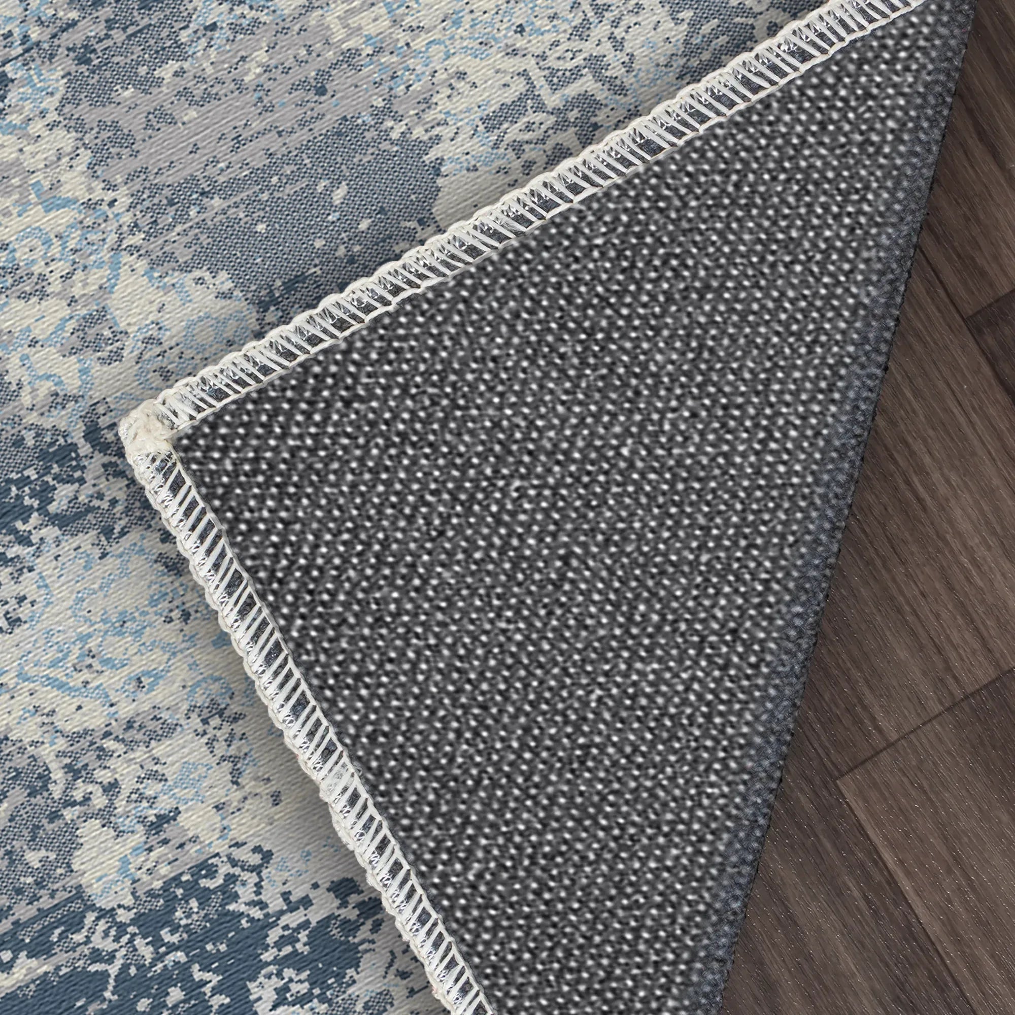 Sapphire Drift Fragment Blue Rug