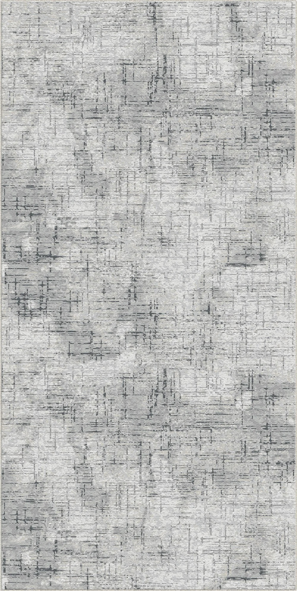 Tappeto Grigio Astratto Trama Incrociata Ardesia