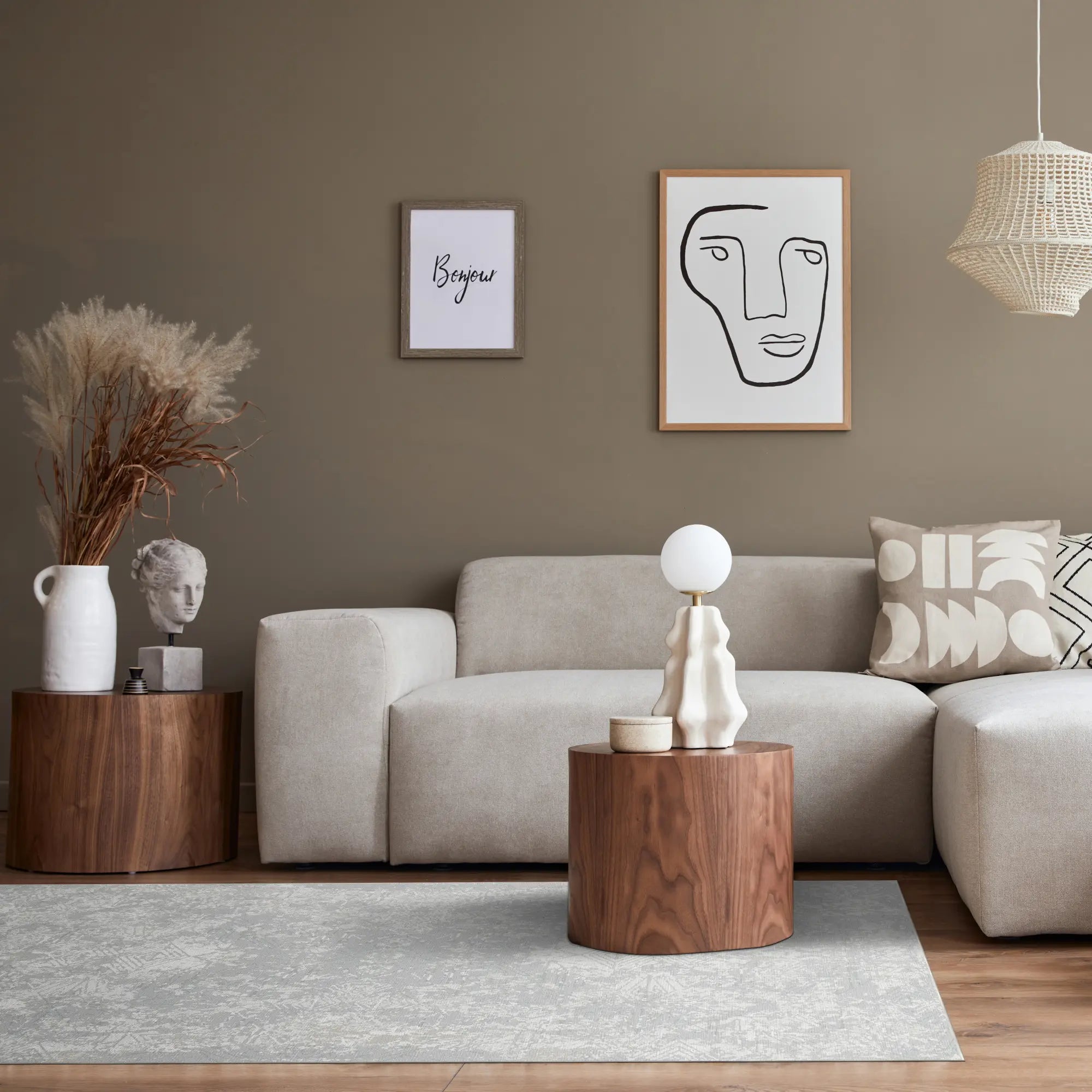 Tappeto Grigio Traccia Argento