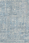 Indigo Mosaic Tribal Rug Blue