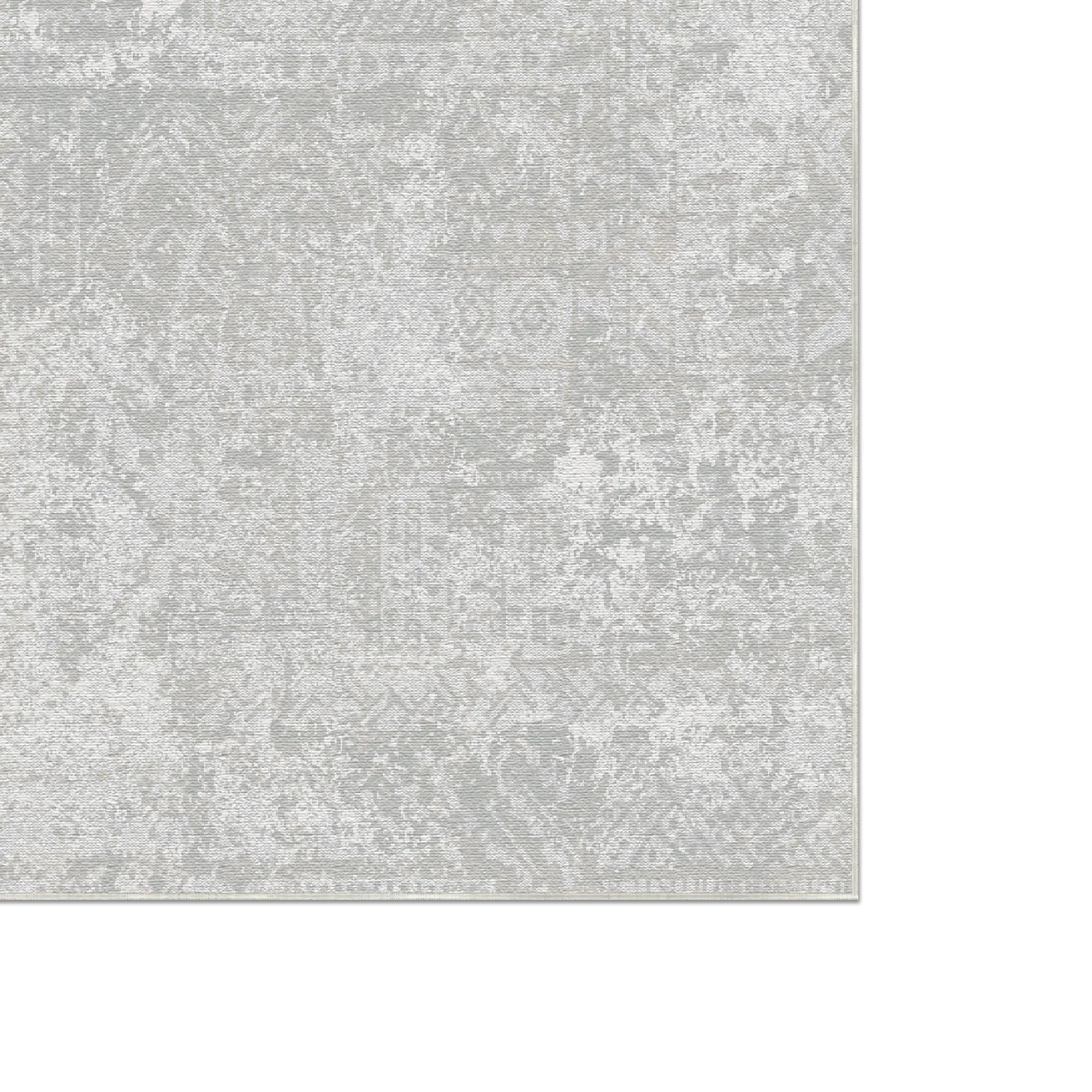 Argent Mosaic Tribal Rug