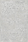 Silver Petal Spectral Gray Rug Light Gray