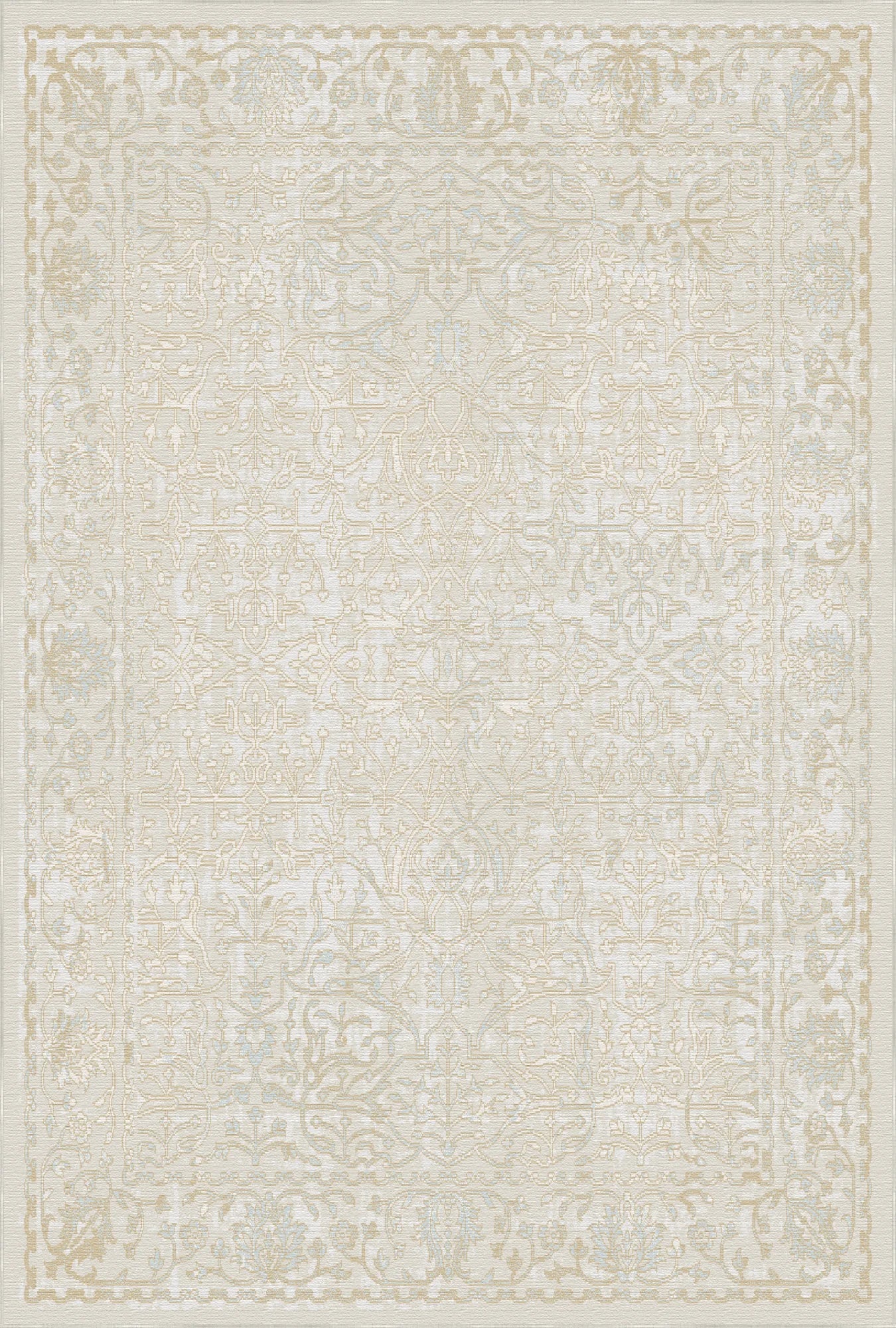 Alabaster Scroll Beige Rug