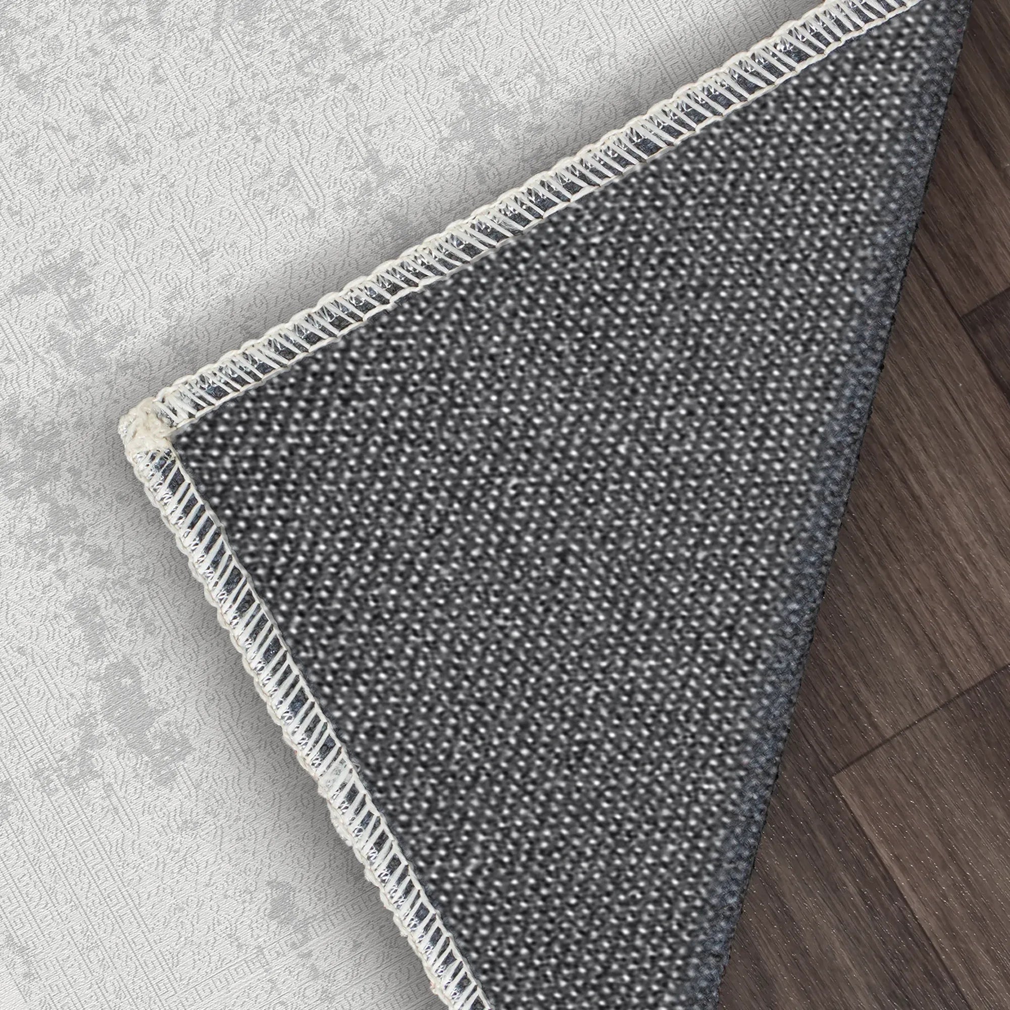 Frost Lattice Gray Rug