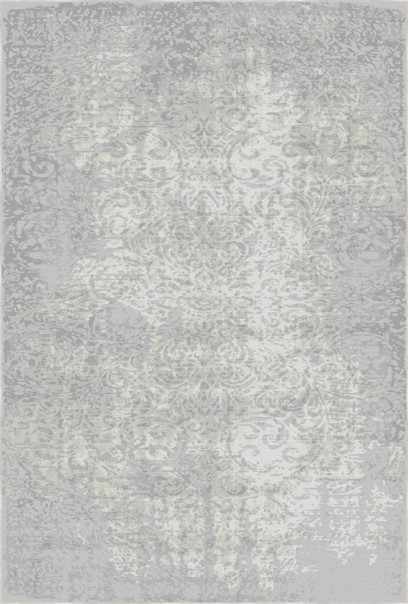 Slate Bloom Ethereal Gray Rug
