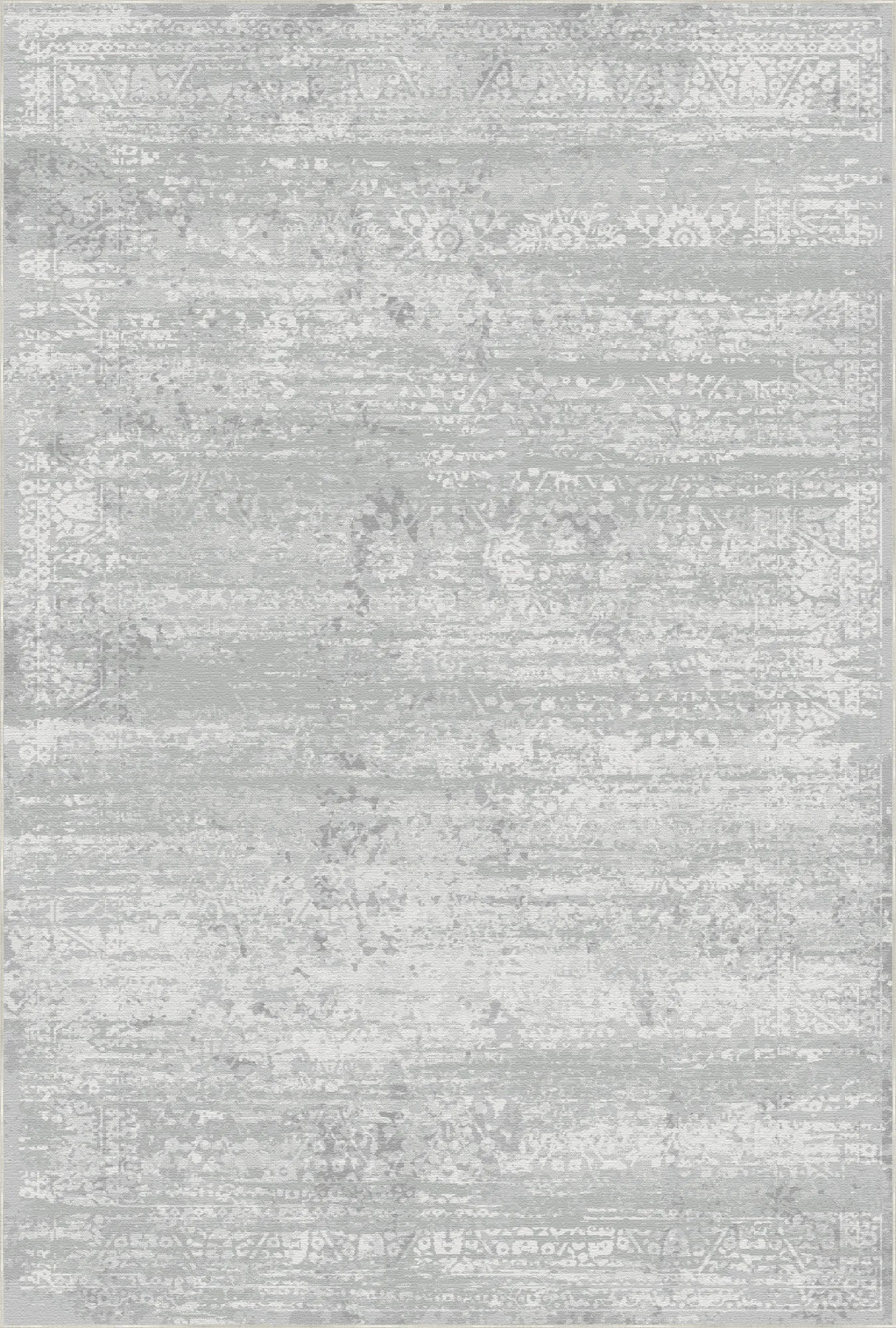 Lunar Ash Eroded Gray Rug