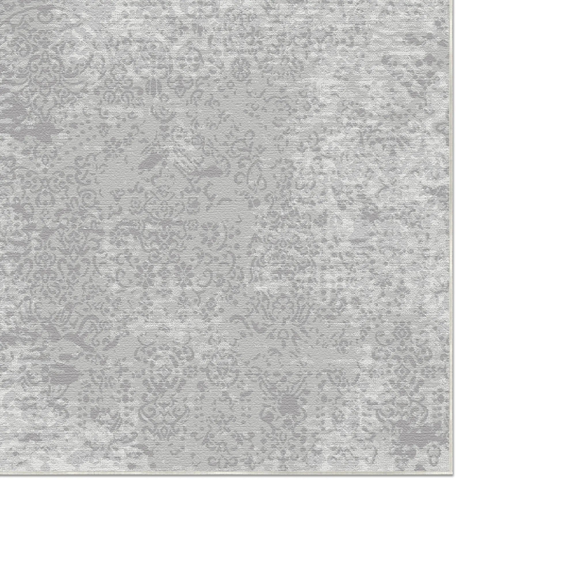 Stratos Veil Washable Gray Rug