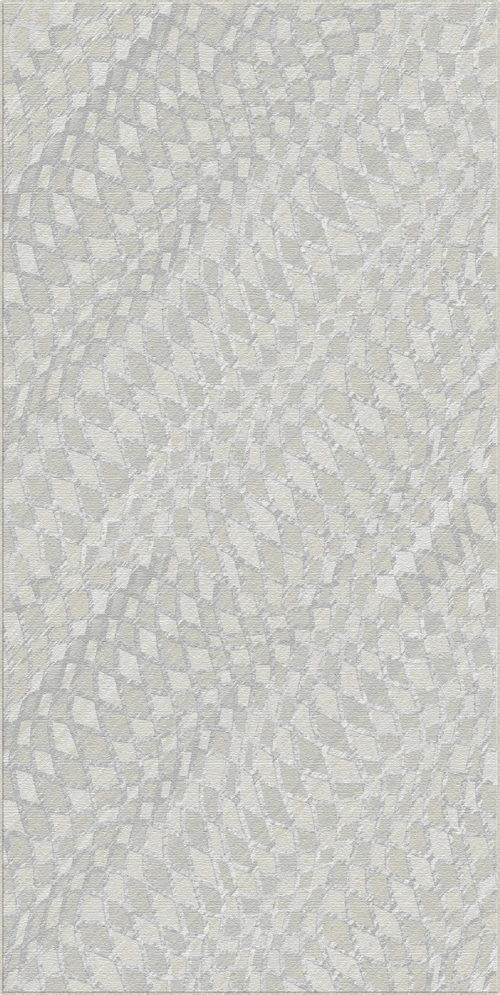 Tappeto Grigio Mosaico Pulsazione Argento