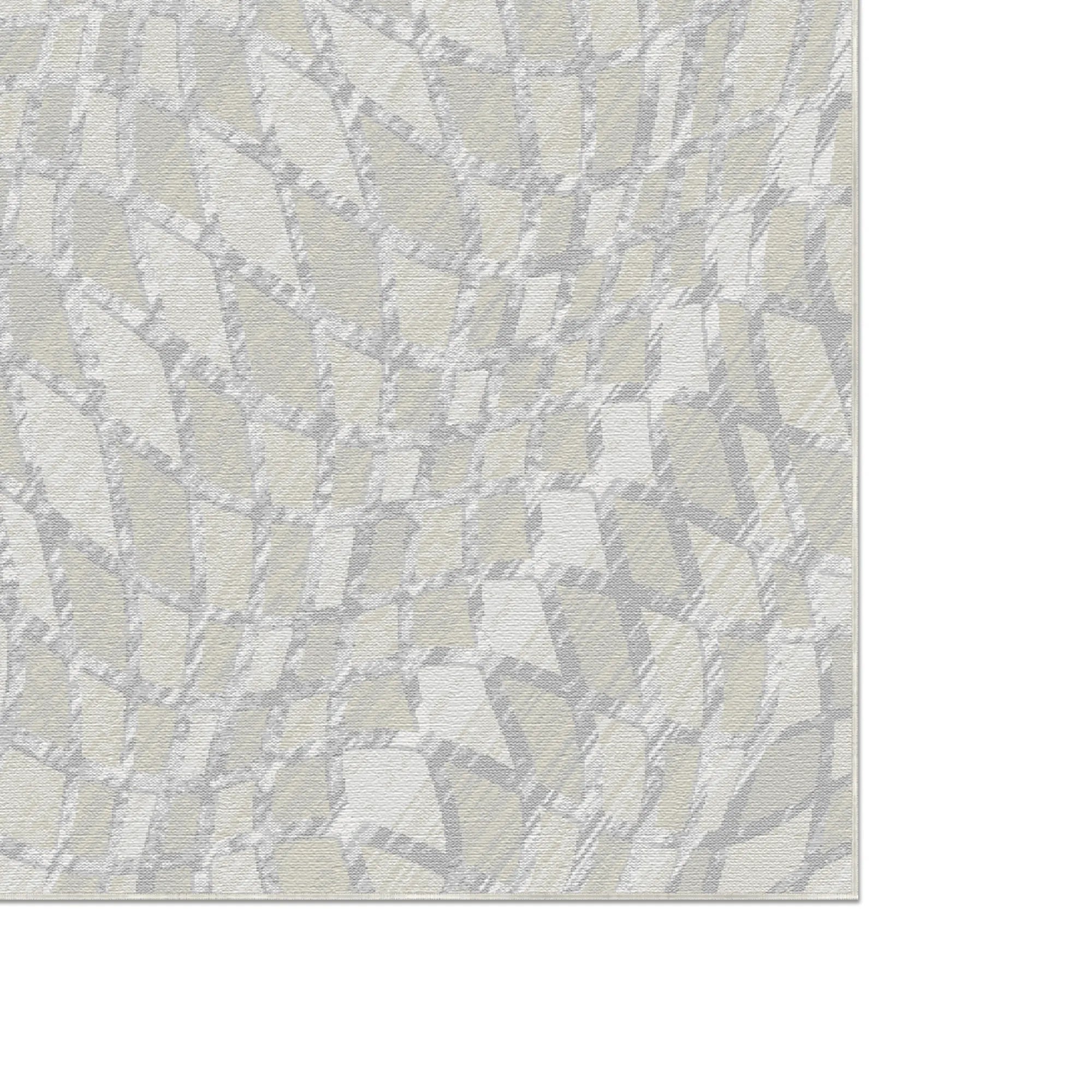 Argent Pulse Mosaic Gray Rug