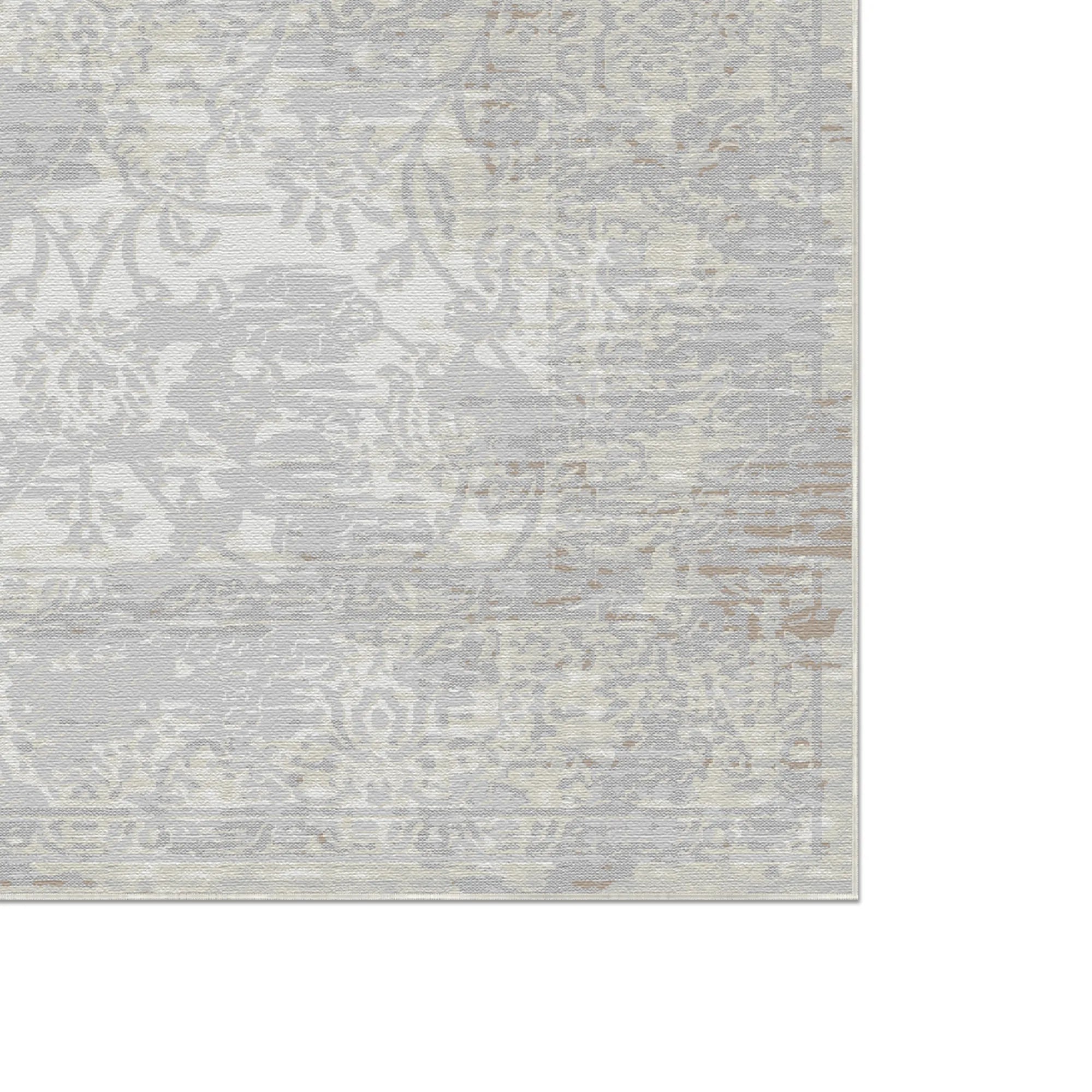 Sable Shore Distressed Gray Rug