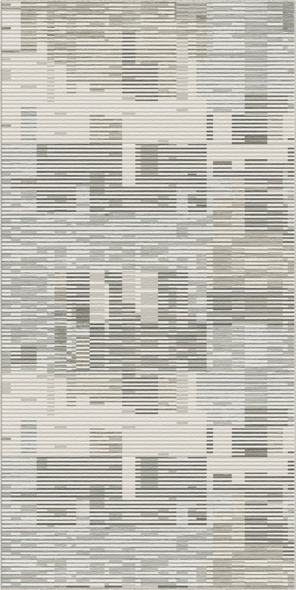 Tappeto Grigio Lineare Cifra Binaria