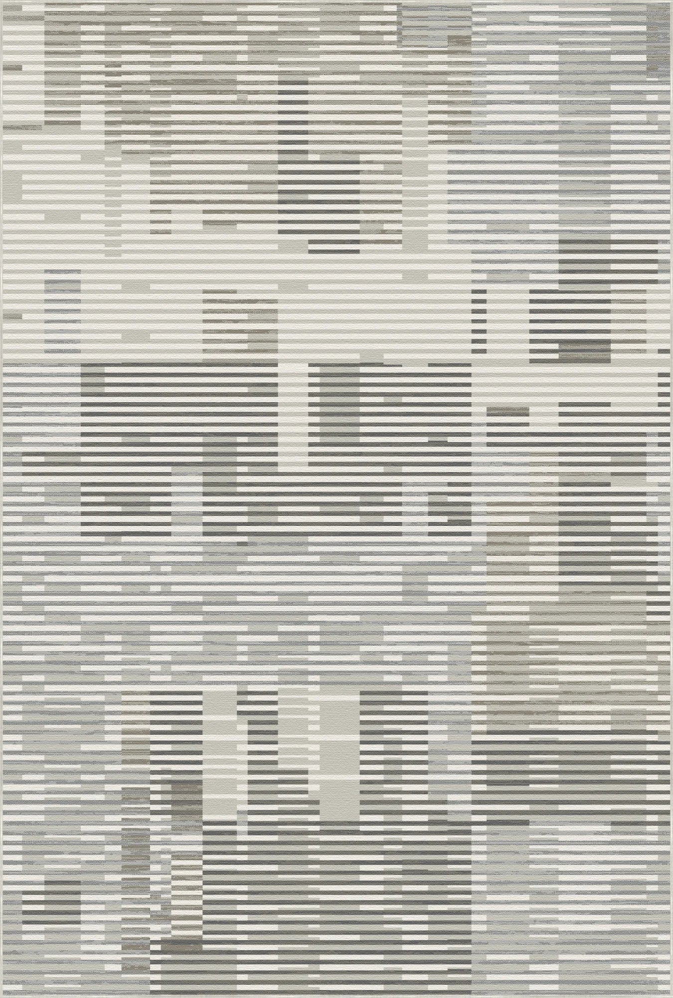 Binary Cipher Linear Gray Rug