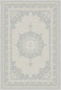 Heirloom Light Blue Medallion Rug 
