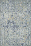 Caspian Weave Distressed Blue Rug Blue