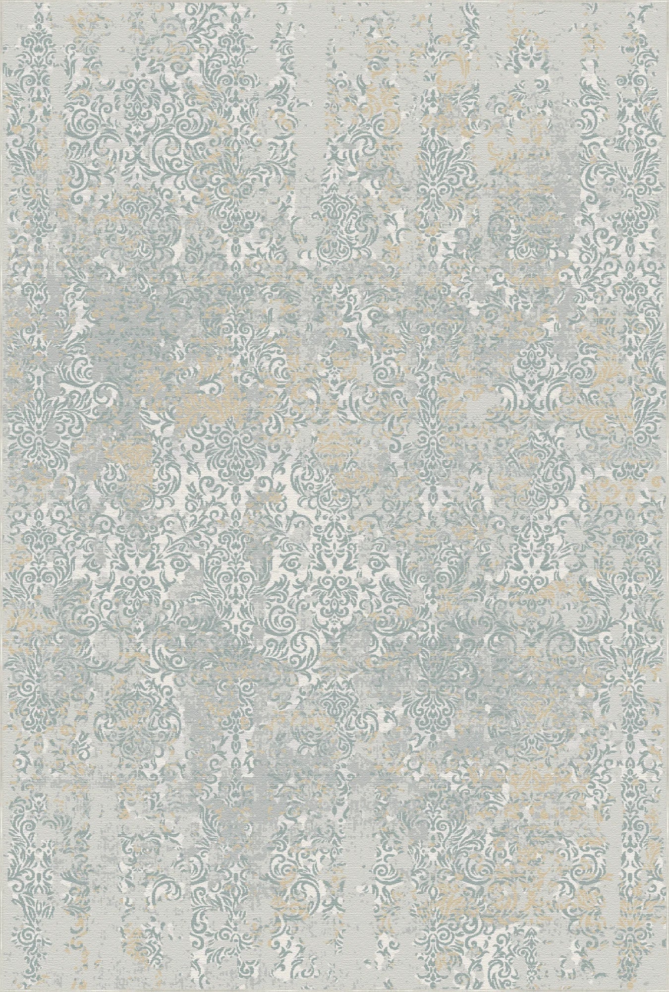 Slate Cascade Distressed Gray Rug