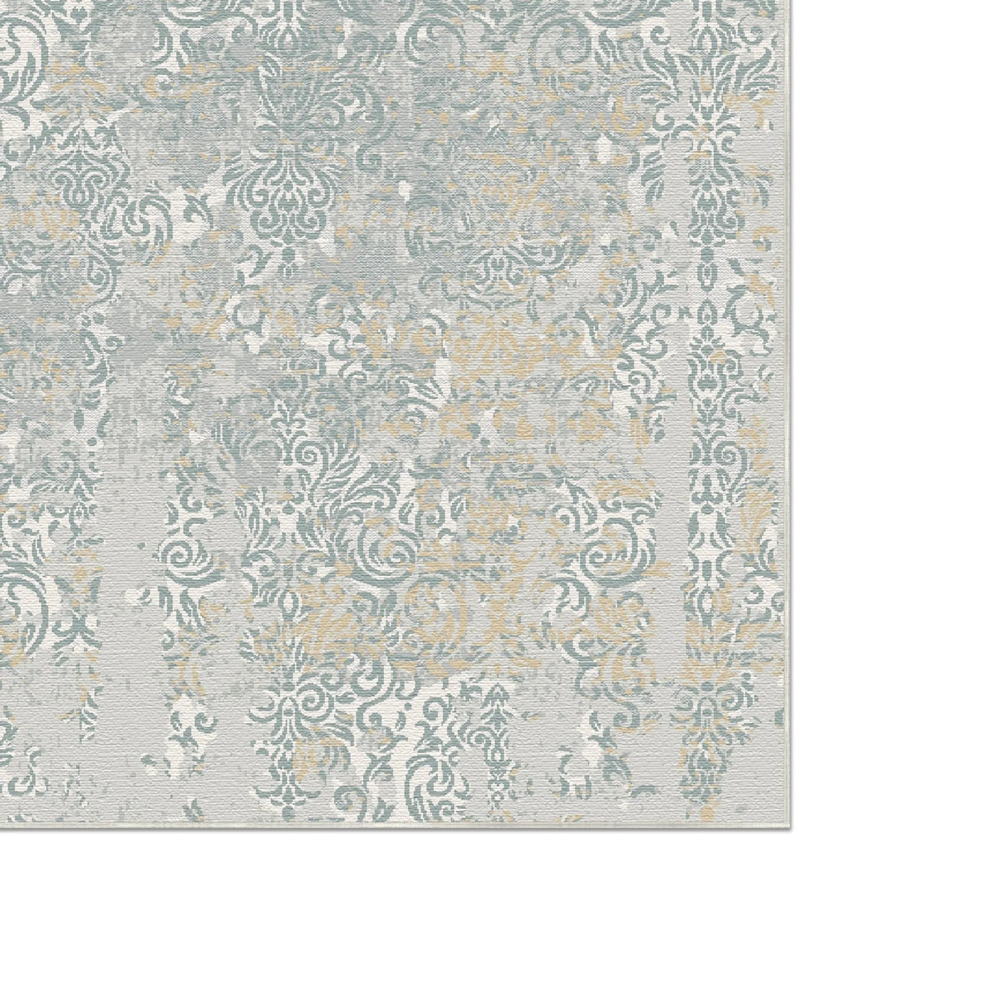 Slate Cascade Distressed Gray Rug