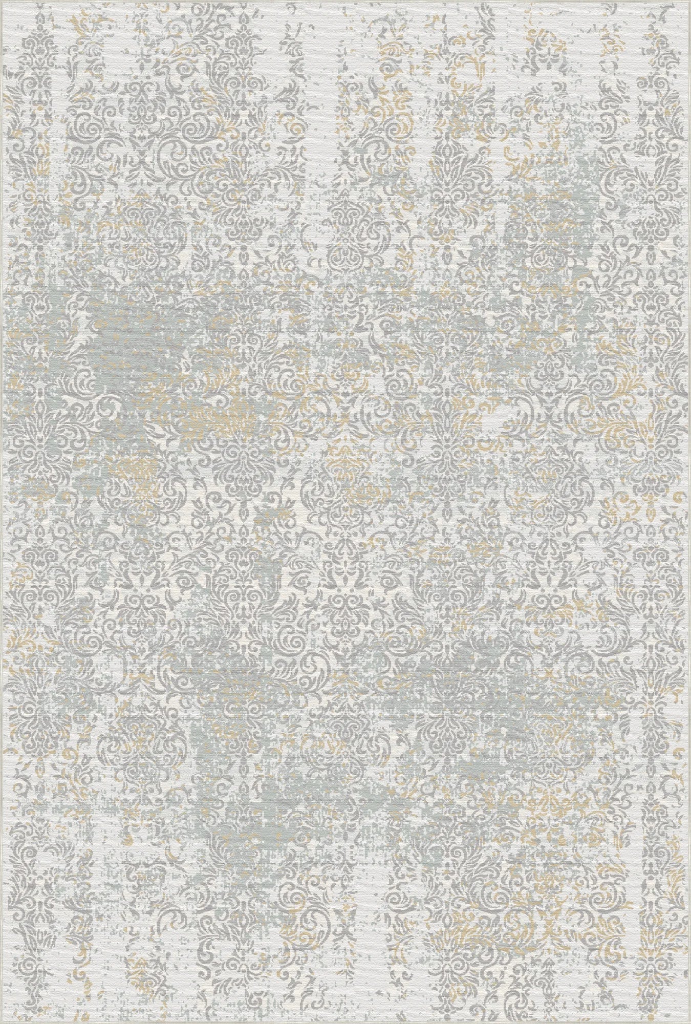Vellum Cascade Distressed Light Gray Rug