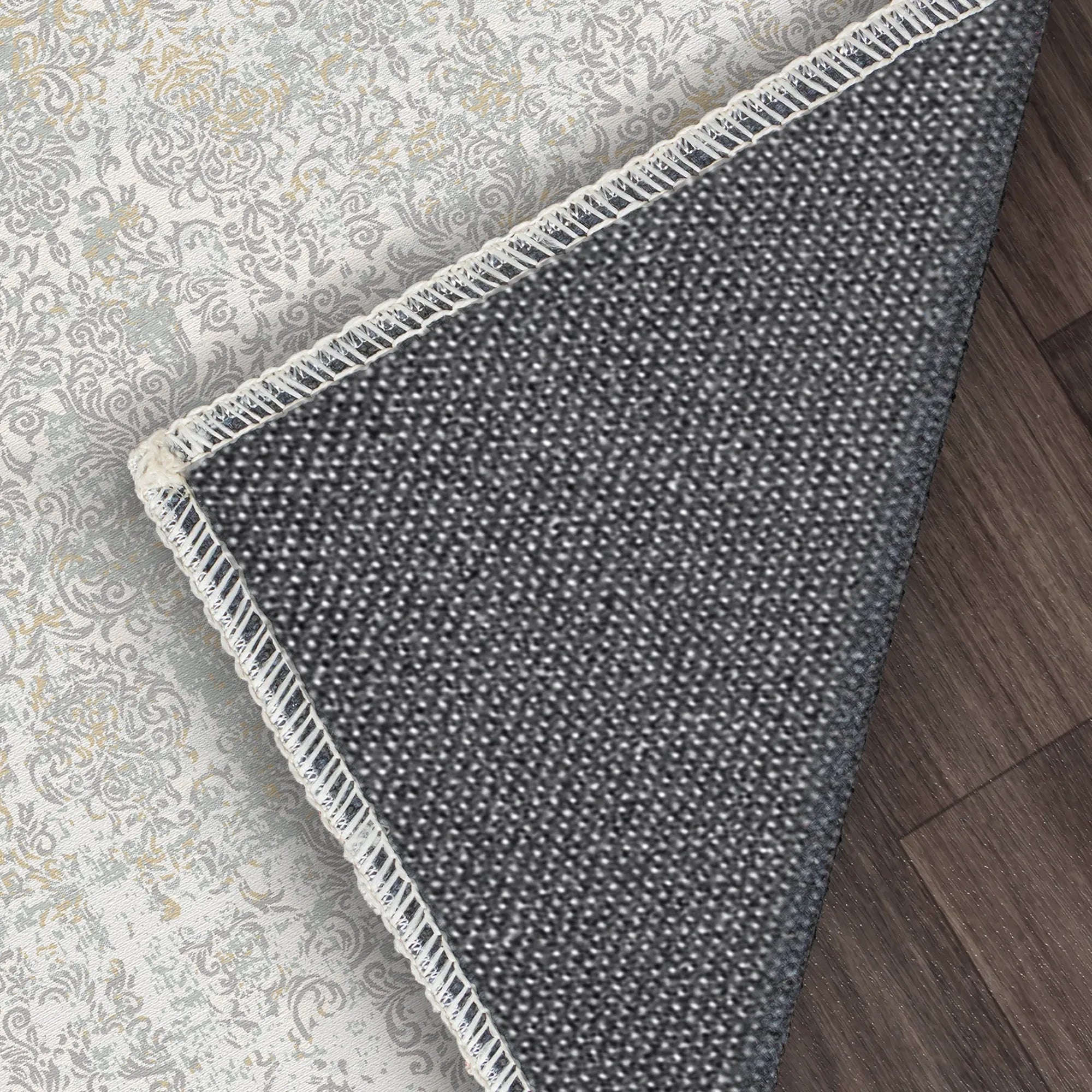 Vellum Cascade Distressed Light Gray Rug
