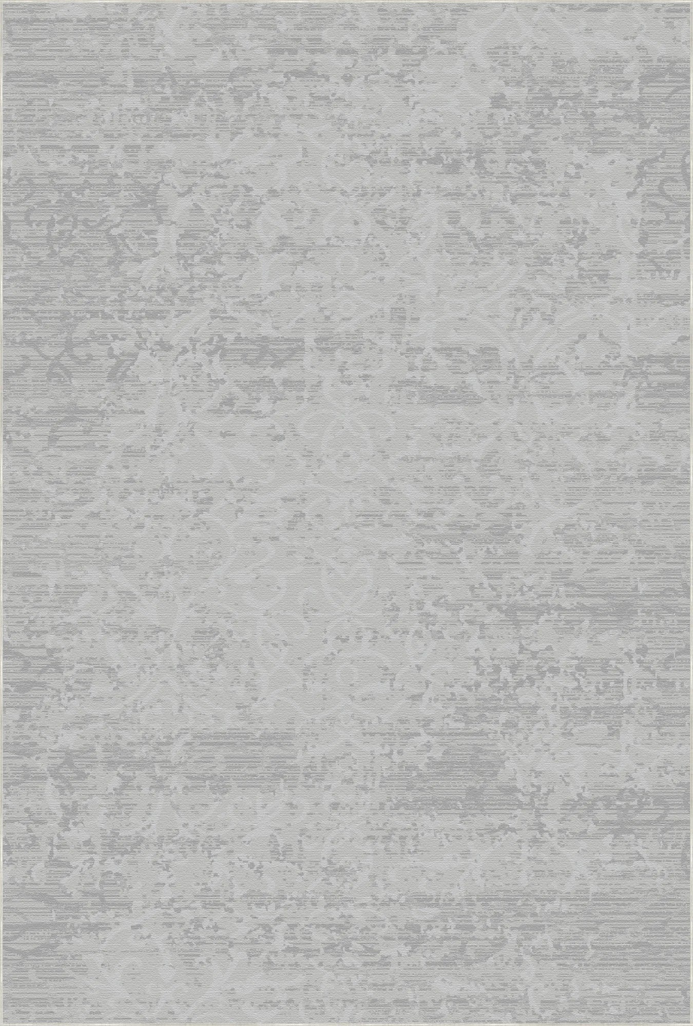 Static Orbit Distressed Gray Rug