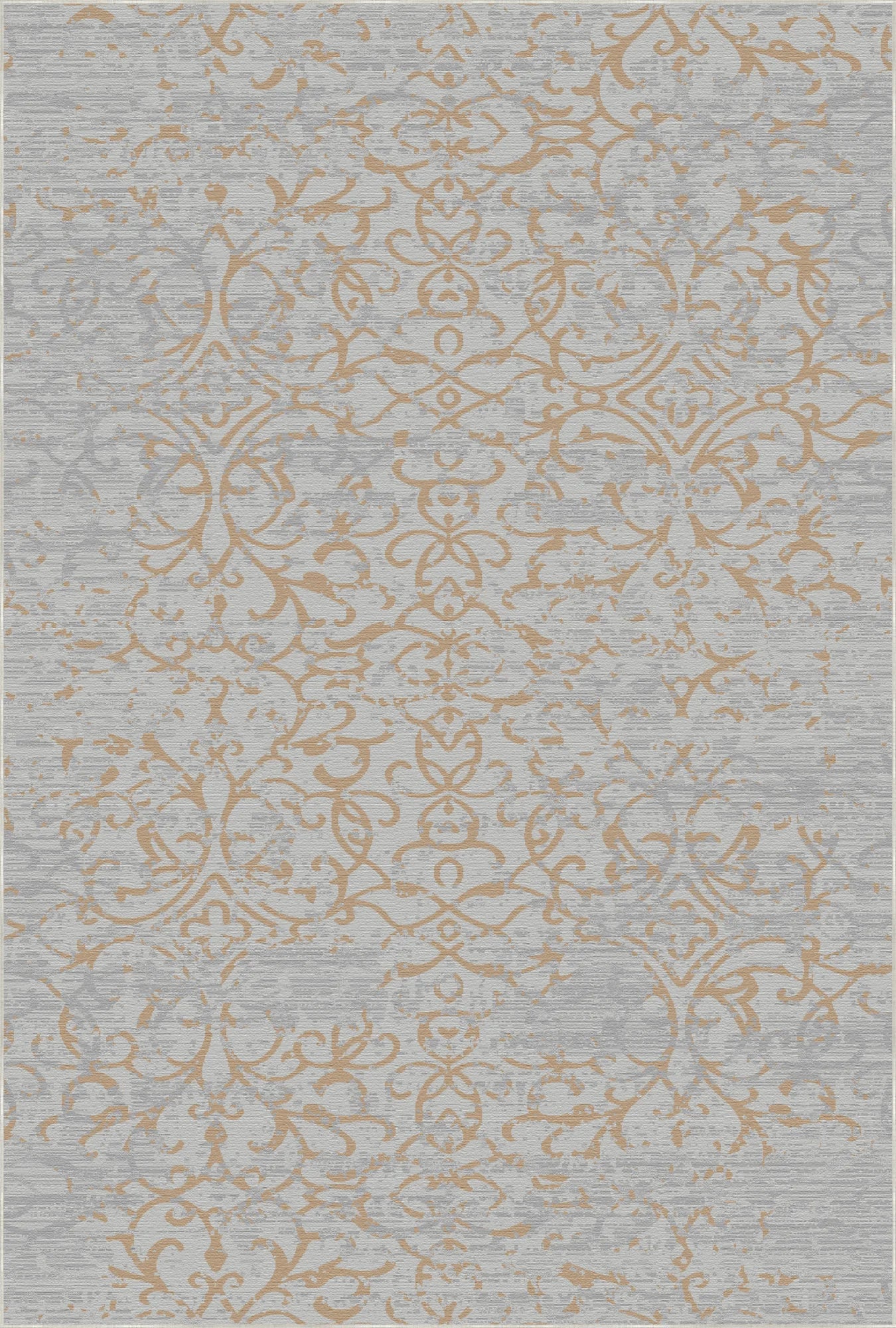 Gilded Bloom Distressed Rug