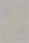 Gilded Bloom Distressed Rug Beige