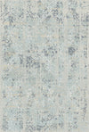 Aqueous Column Washable Blue Rug Blue