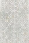 Silvered Column Washable Light Gray Rug Light Gray