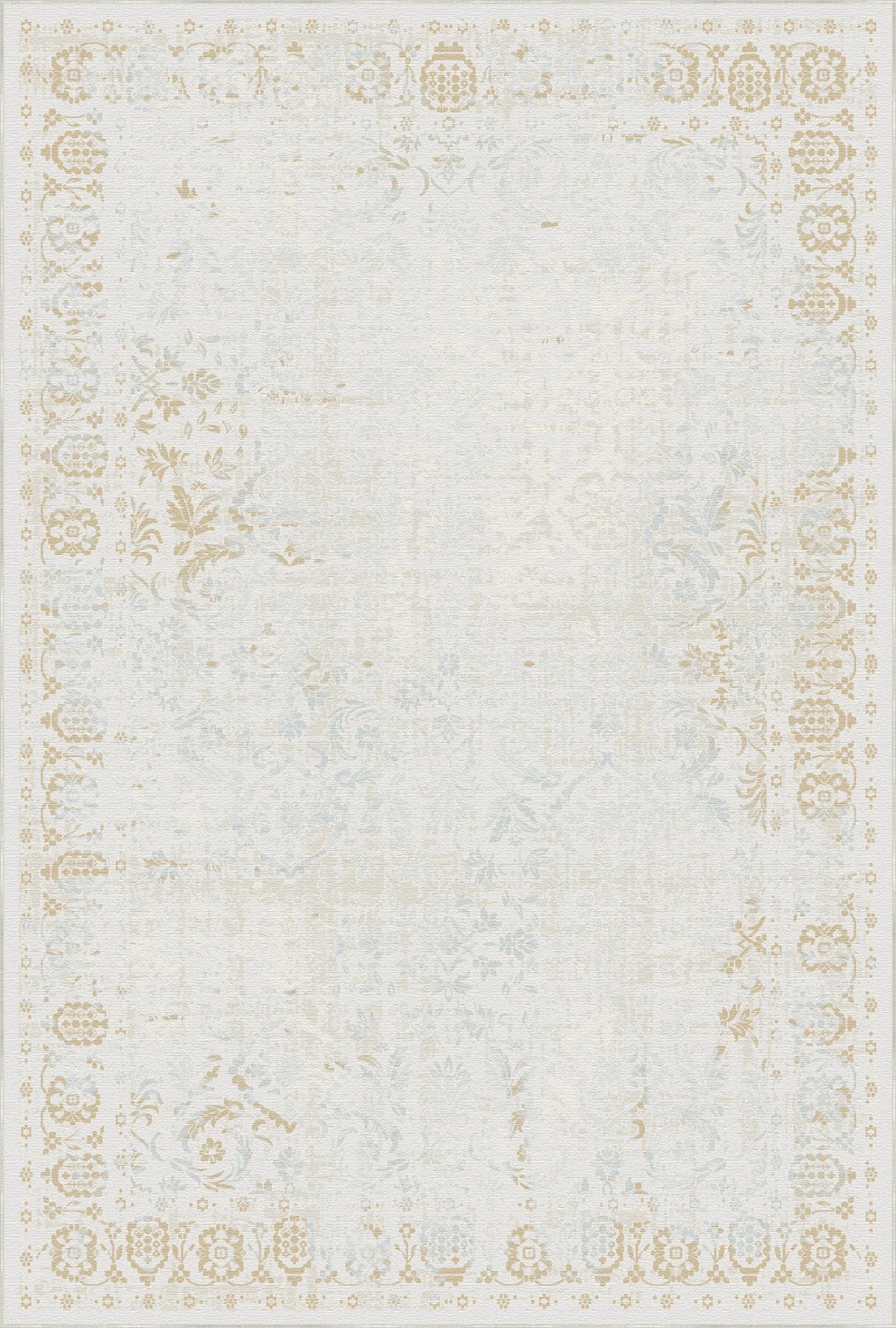 Gilded Grove Distressed Beige Rug