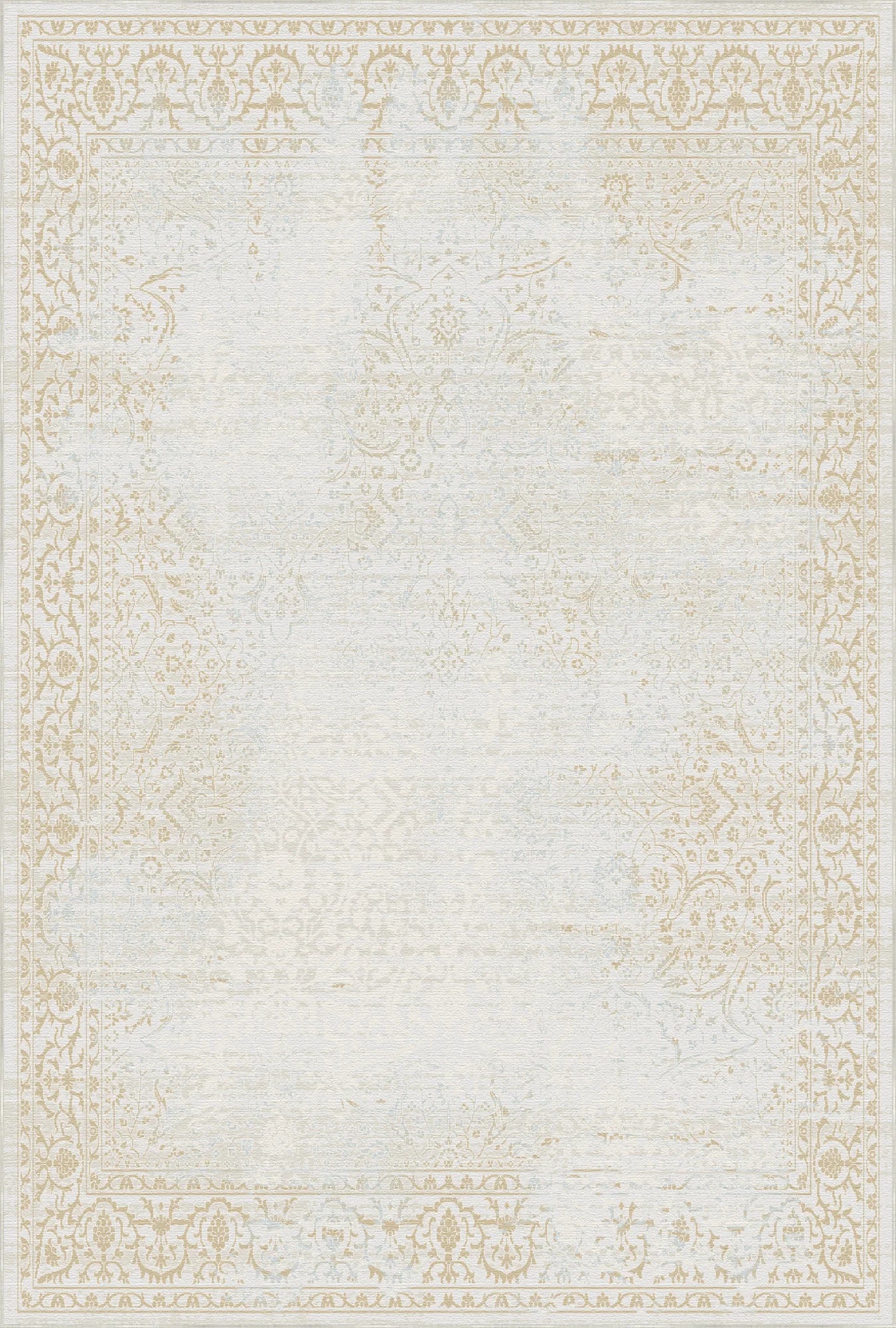 Gilded Manor Distressed Beige Rug