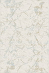 Arctic Quartz Washable Marble Rug Ivory