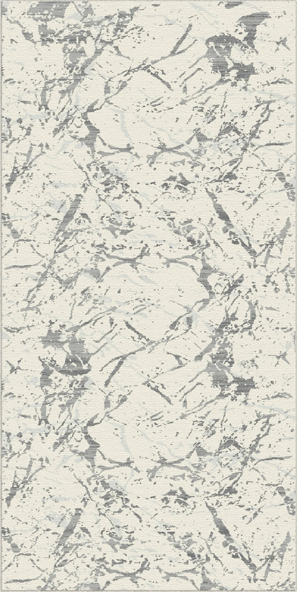 Tappeto Marmo Grigio Ghiaccio Peltro Lavabile