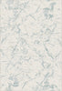 Azure Glaze Washable Marble Rug 