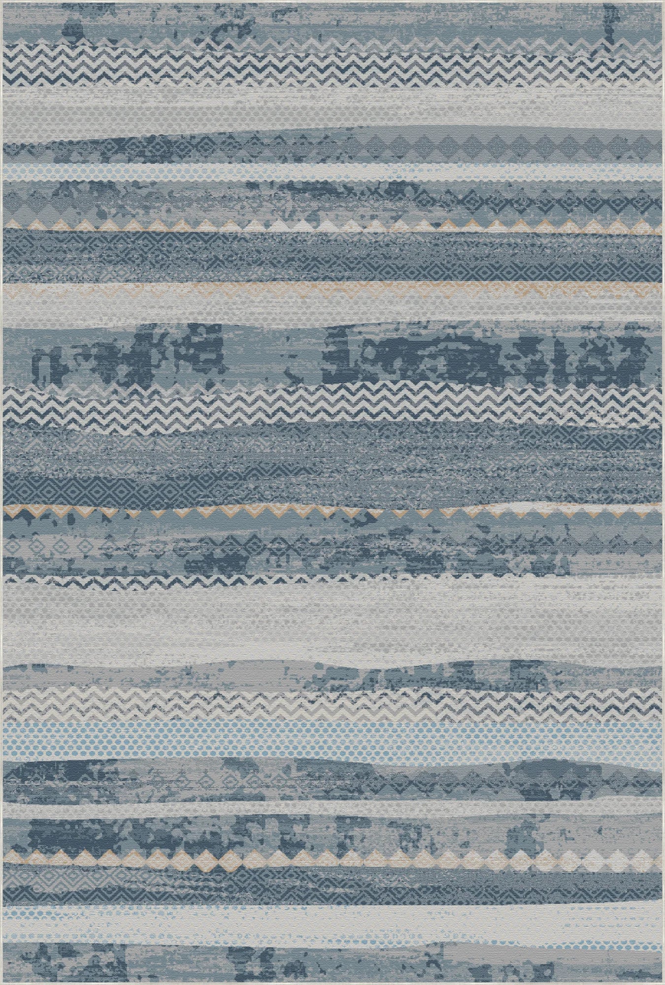 Indigo Nomad Horizon Tribal Rug