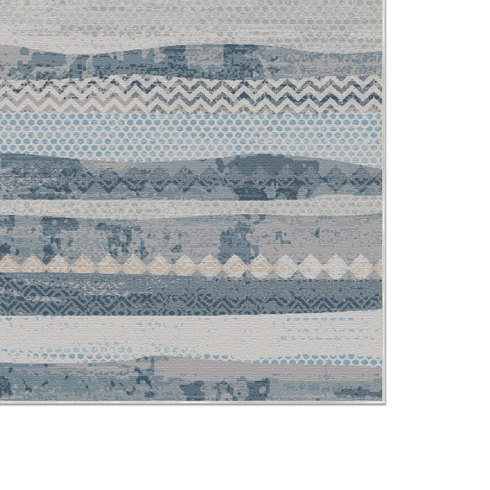 Indigo Nomad Horizon Tribal Rug