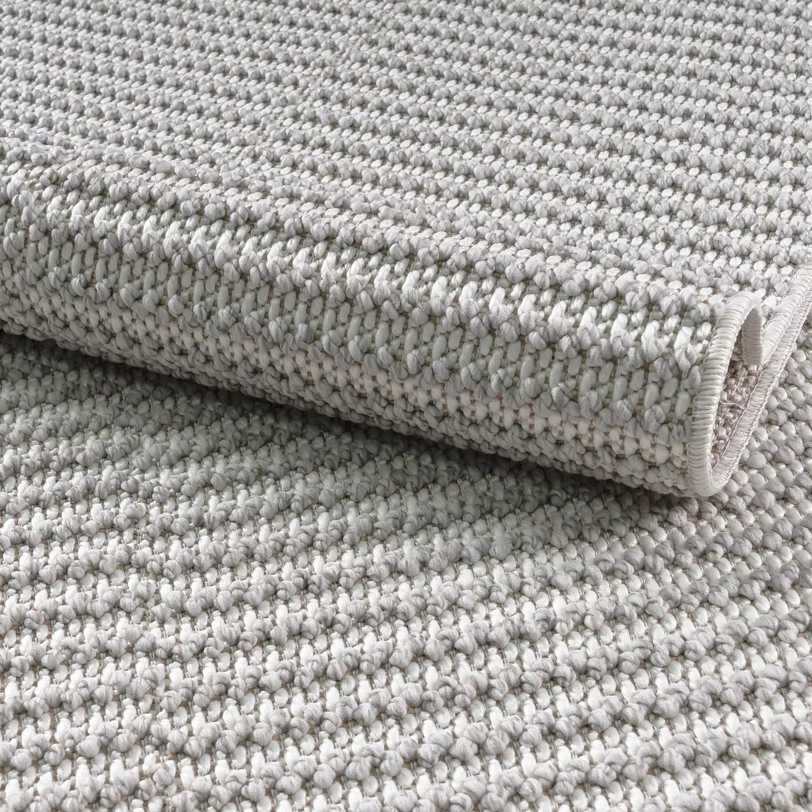 Touch of Lines Gray Soft Weave - Bella Rugs