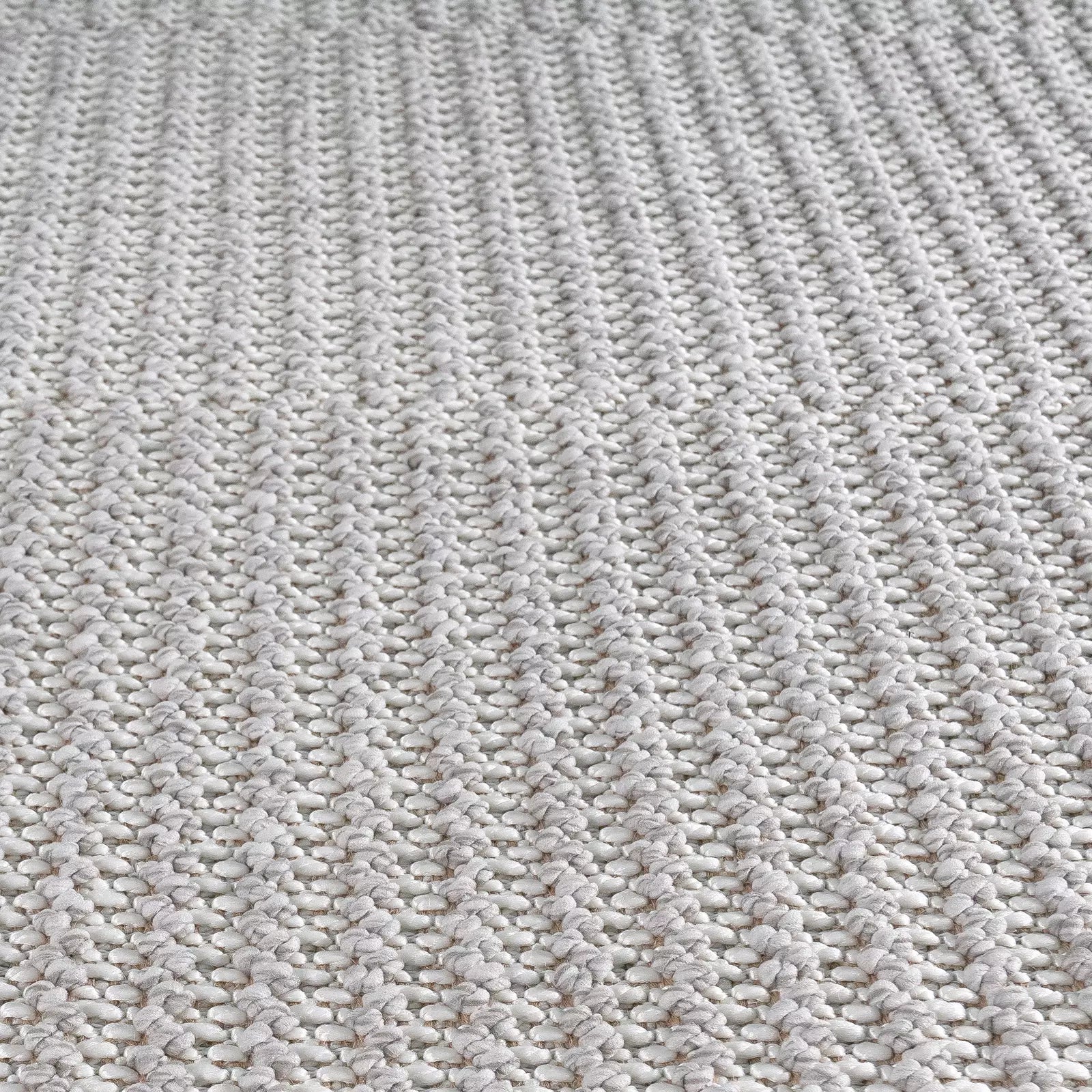 Touch of Lines Gray Soft Weave - Bella Rugs