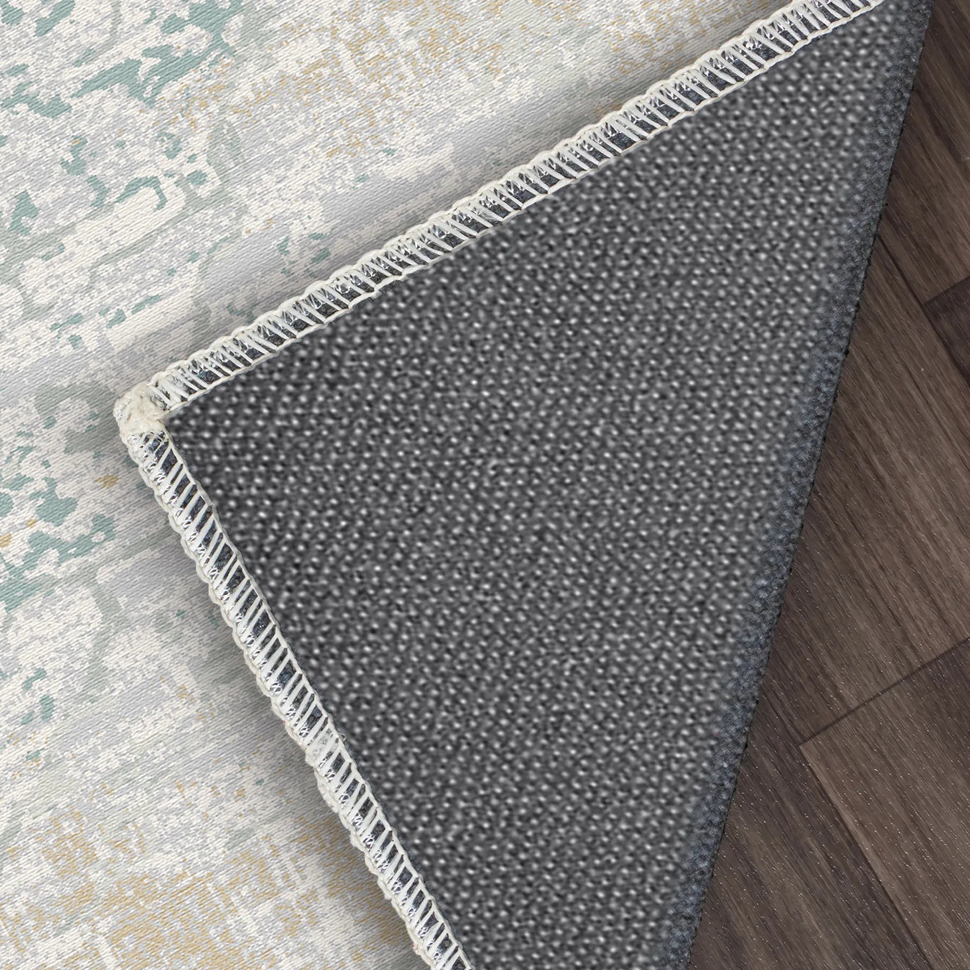 Luminous Teal Sand Rug