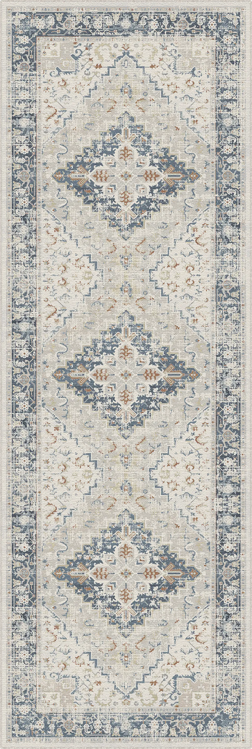 Tappeto Heritage Avorio Navy