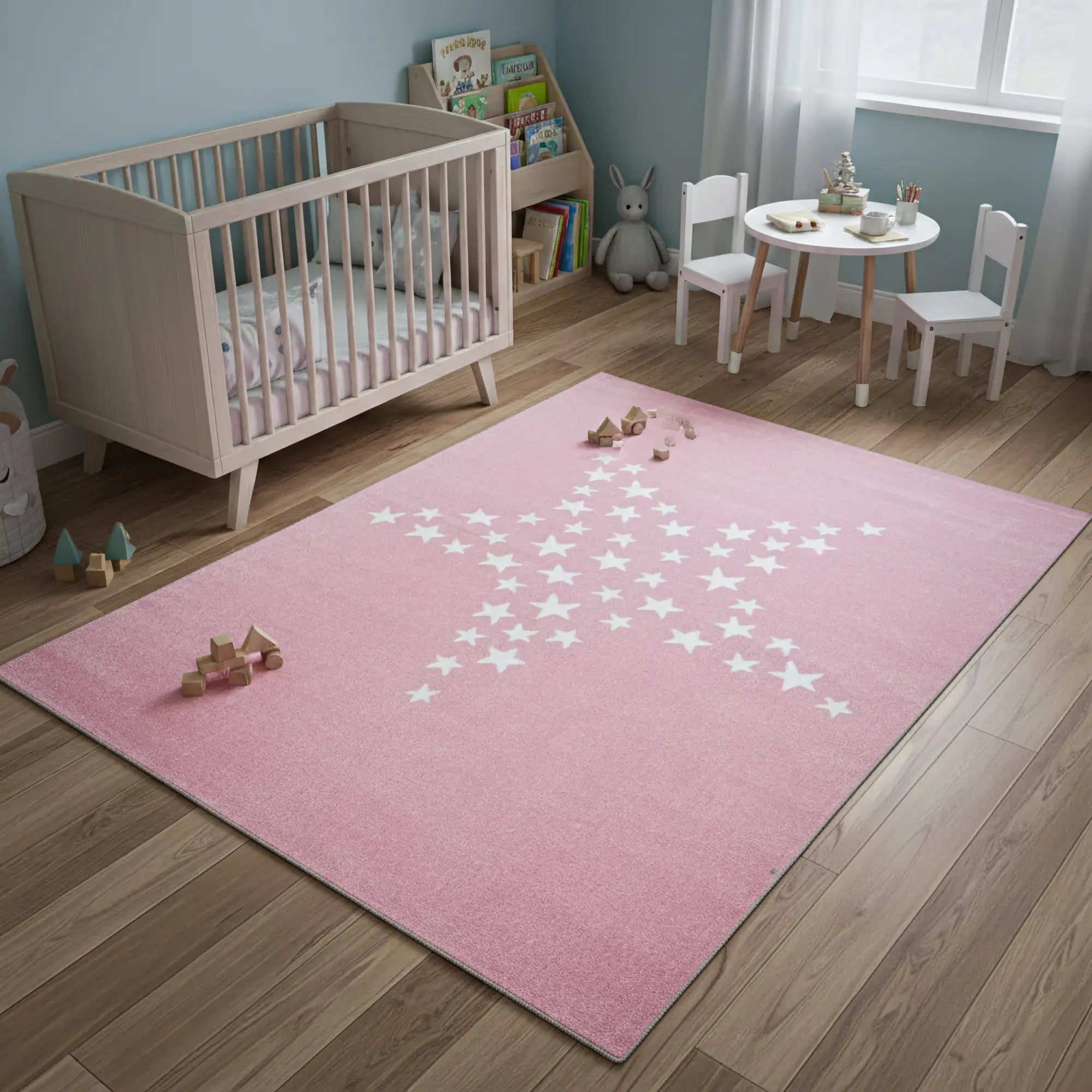 Star of Stars Kids Rug | Pink