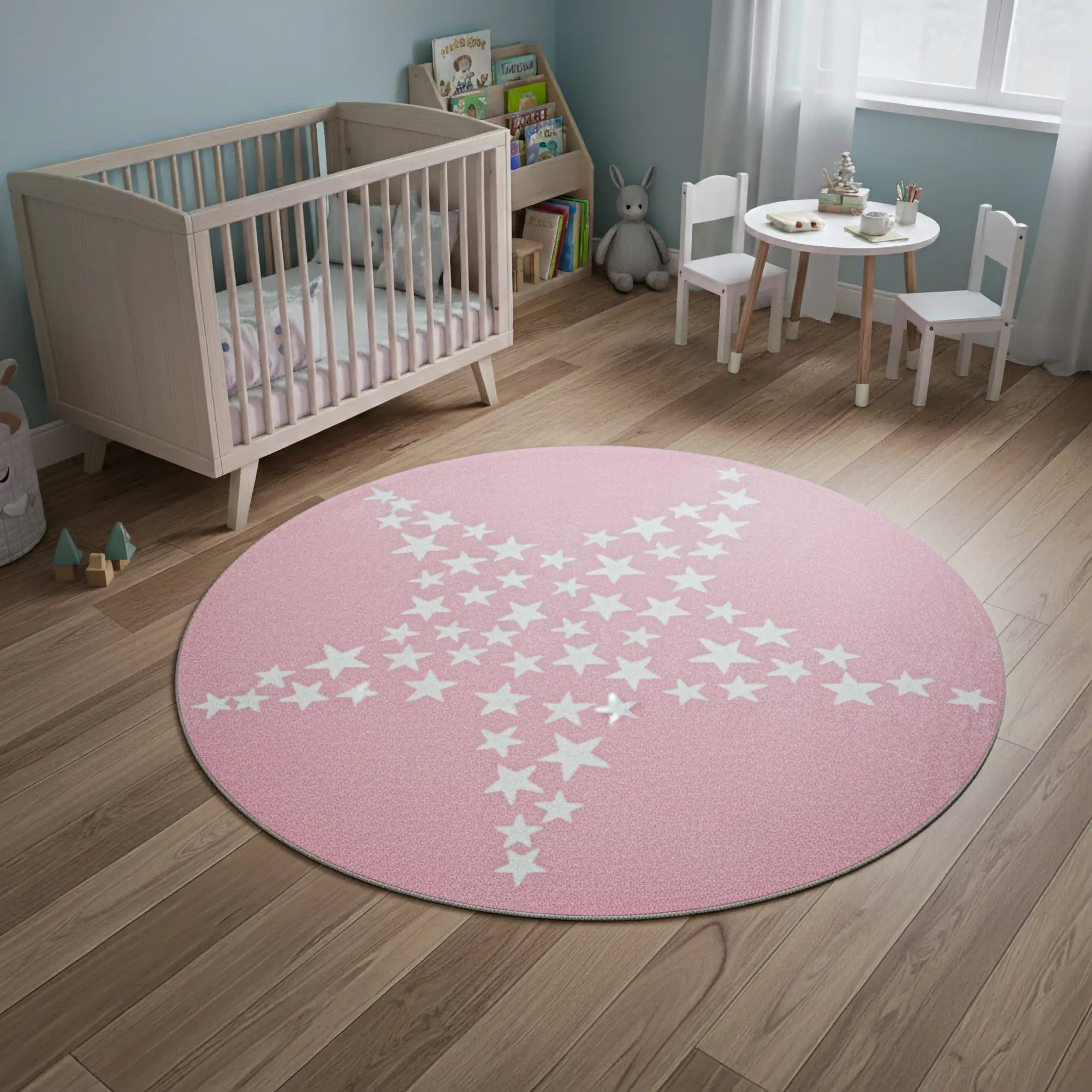 Star of Stars Kids Rug | Pink