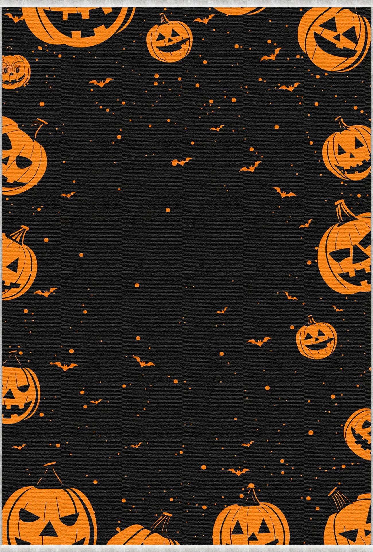 Spooky Halloween Pumpkin Carpet