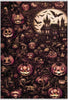 Haunted Mansion Pumpkin Orange Rug 