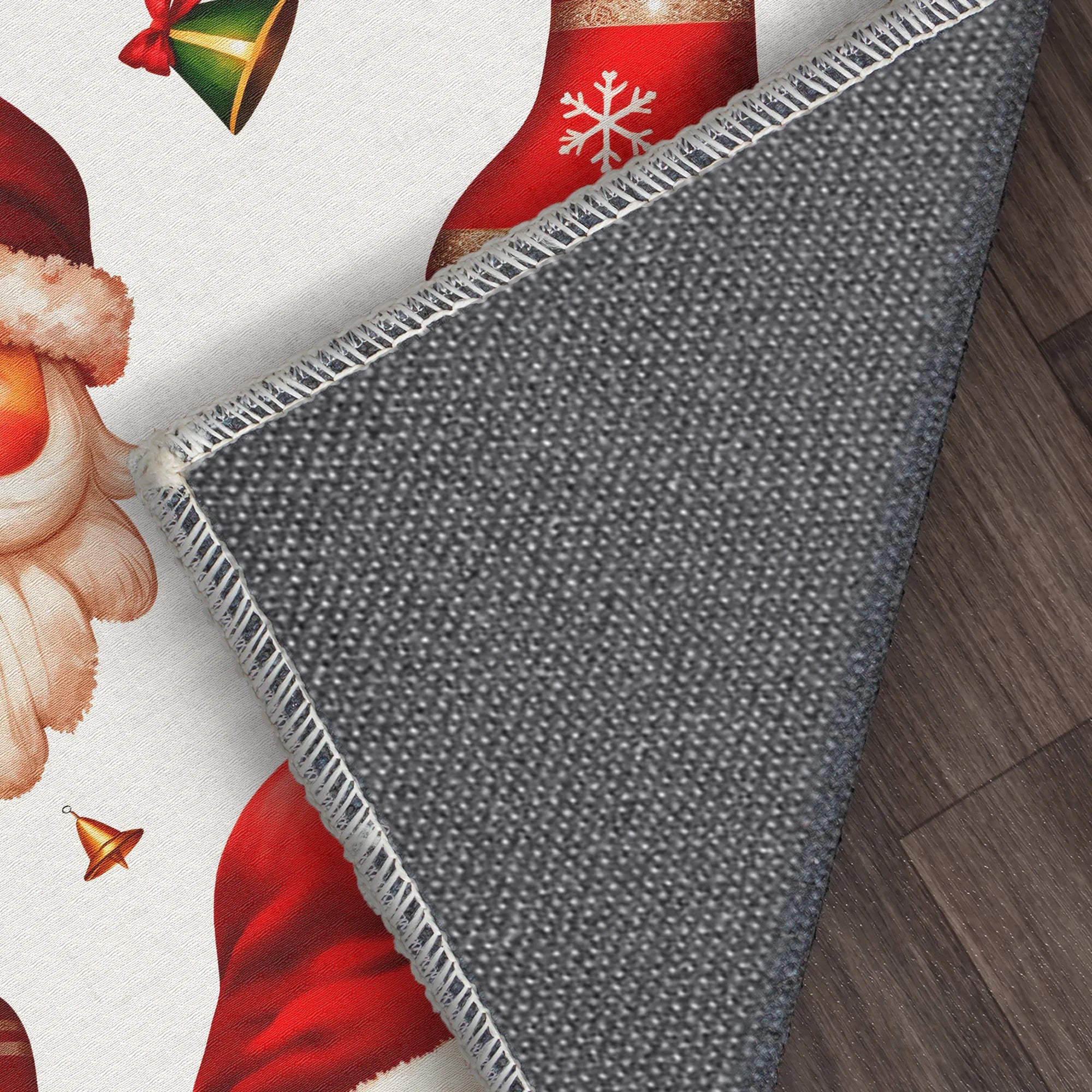 Washable Christmas Santa Holiday Rug