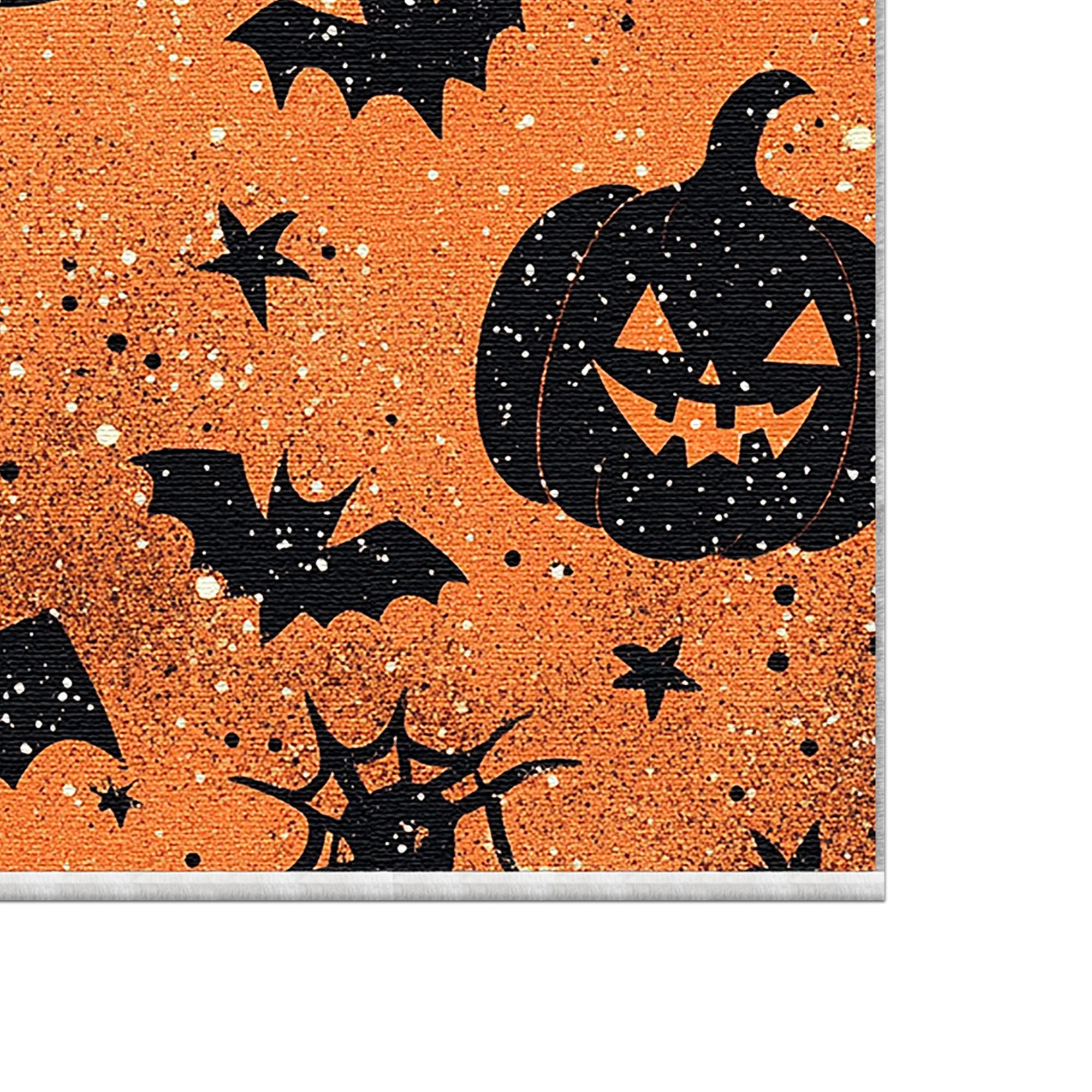Spooky Witch Hat Pattern Rug
